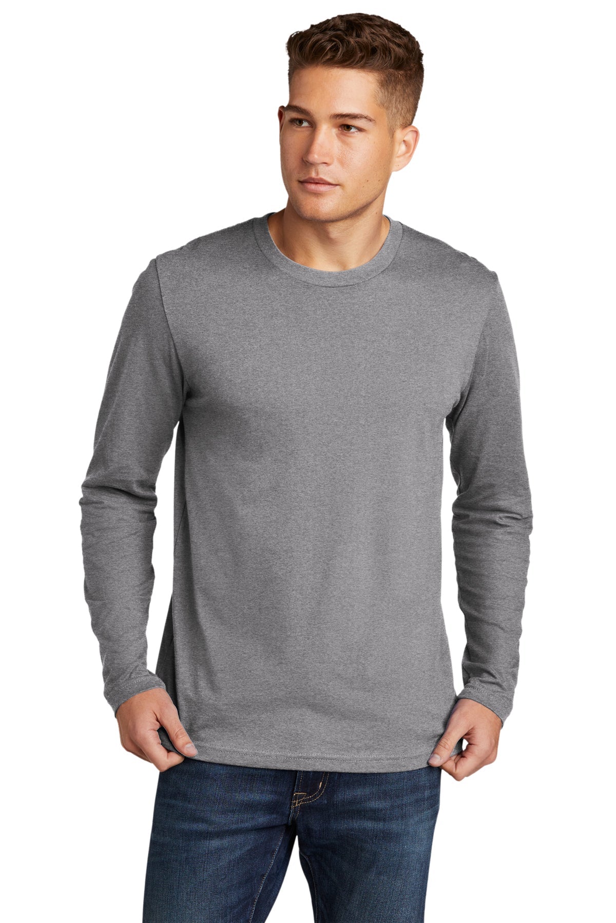 Next Level Apparel Cotton Long Sleeve Tee – Premium Lightweight Comfort.