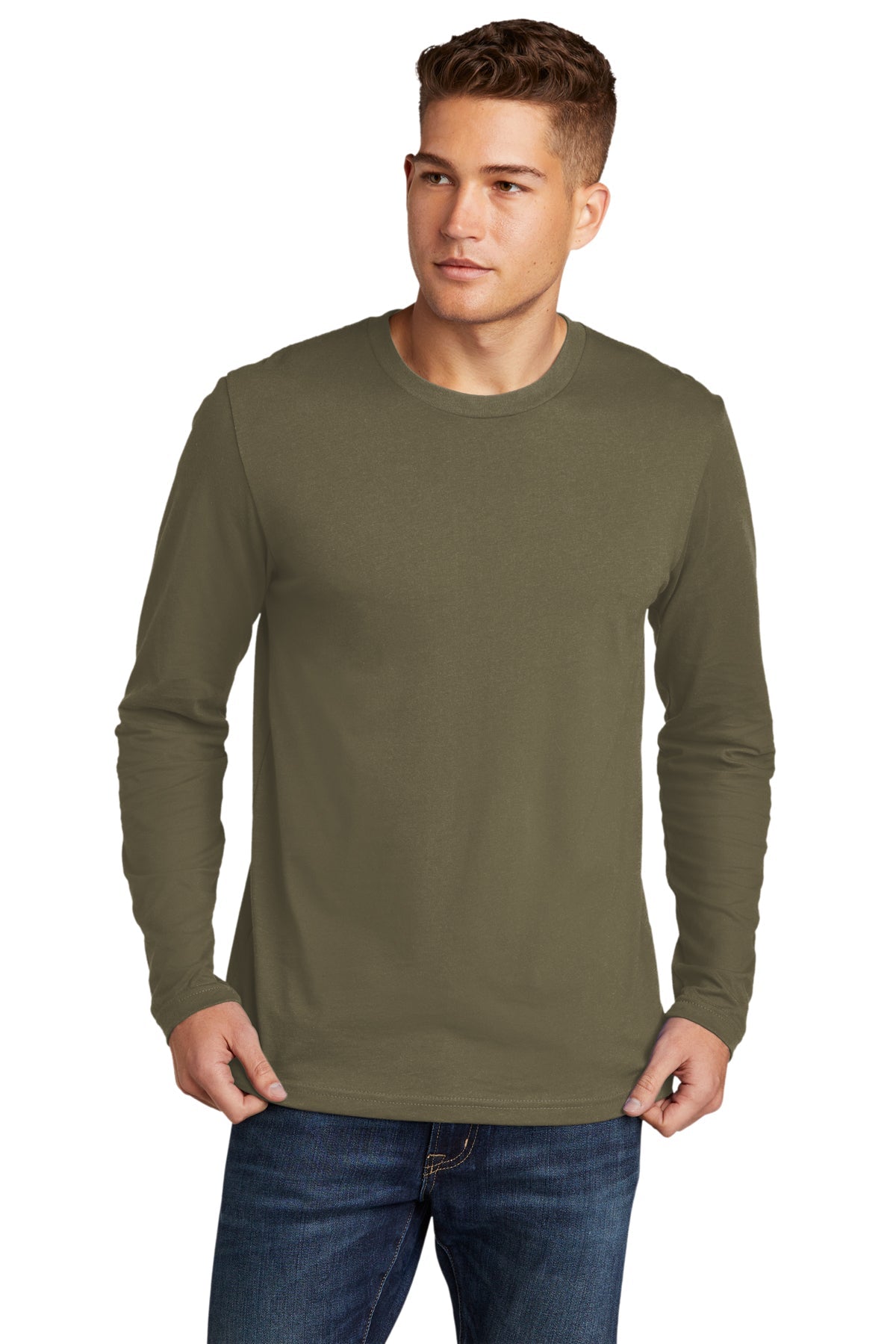 Next Level Apparel Cotton Long Sleeve Tee – Premium Lightweight Comfort.