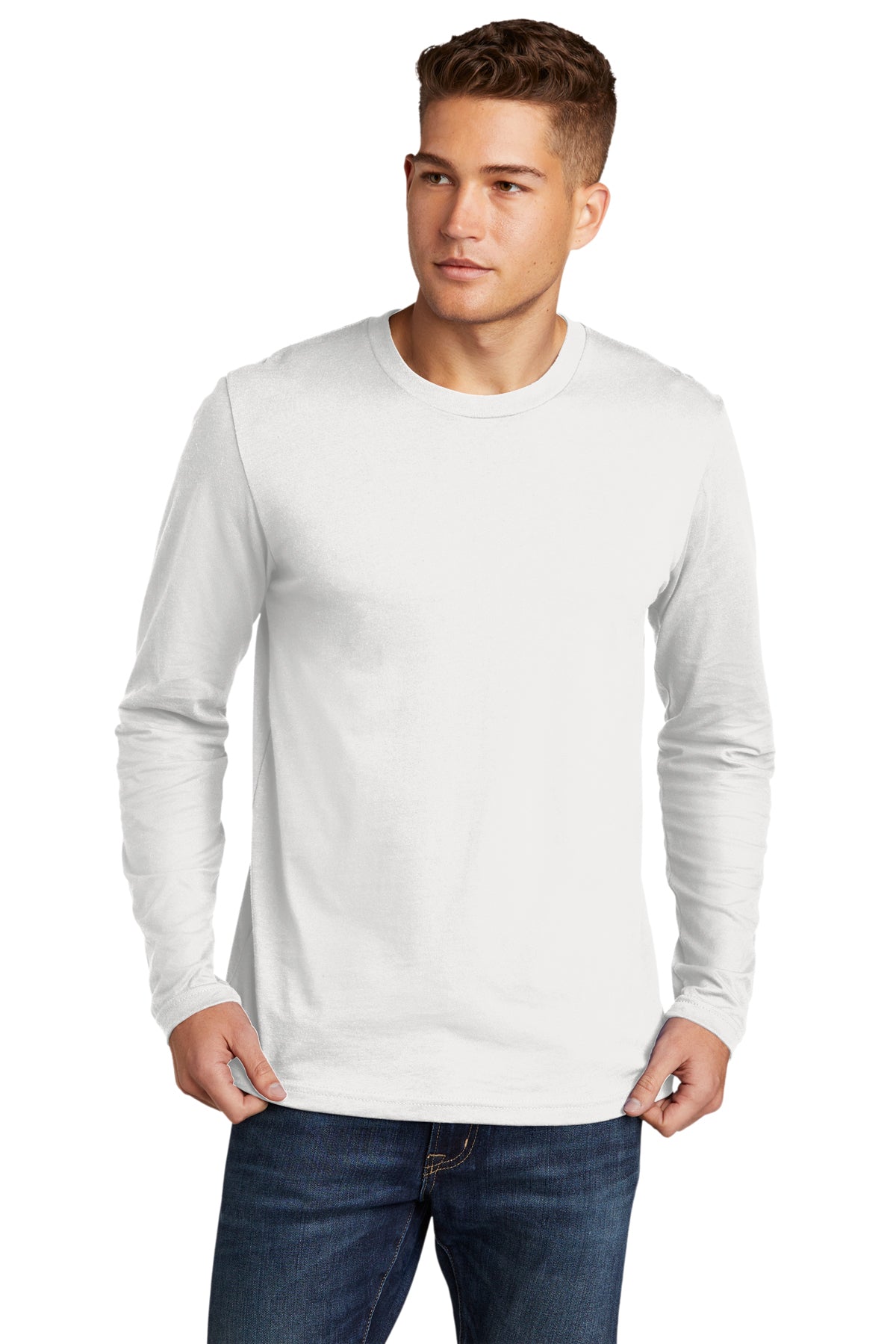 Next Level Apparel Cotton Long Sleeve Tee – Premium Lightweight Comfort.