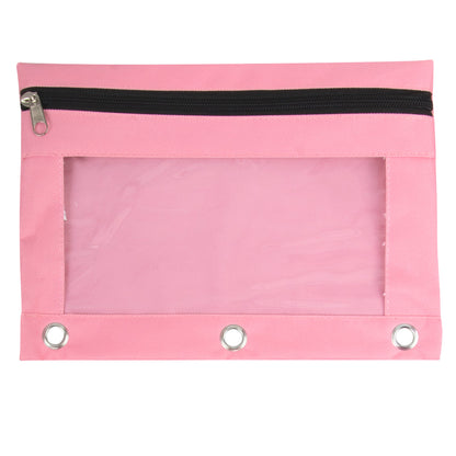 Binder Pencil Pouch with Window Wholesale