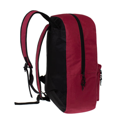 15" Kids Basic Wholesale Backpack in 6 Colors - Bulk Case of 24