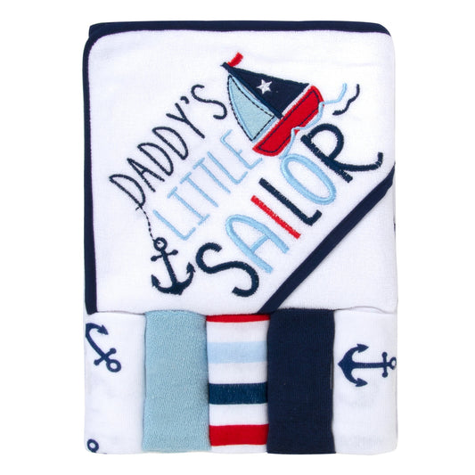 Little Sailor Hooded Bath Towel Sets Wholesale Bulk USA