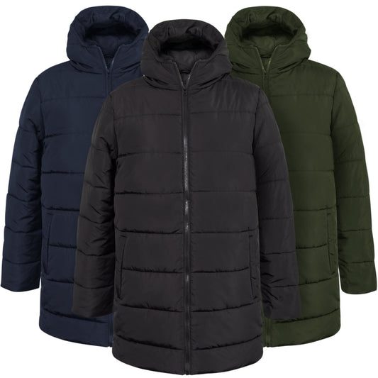 Wholesale Bulk USA Men's Hooded Puffer Winter Coat