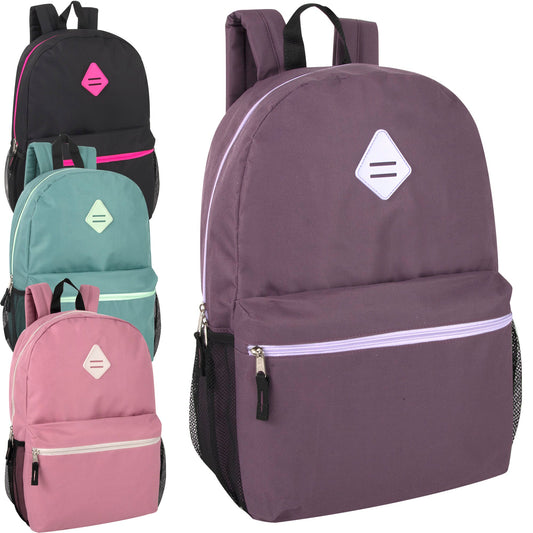 Lash Tab Backpack w Side Mesh Pockets For Girls Wholesale