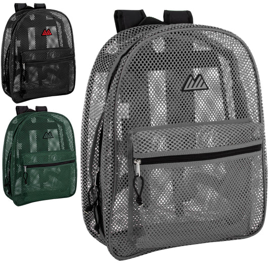 Bulk Wholesale Mesh Backpack 17 Inch