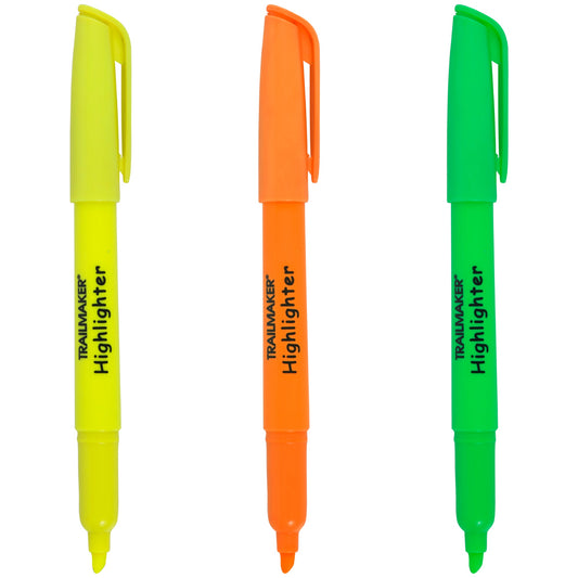 Multicolor Highlighter Pens 3-Pack Wholesale