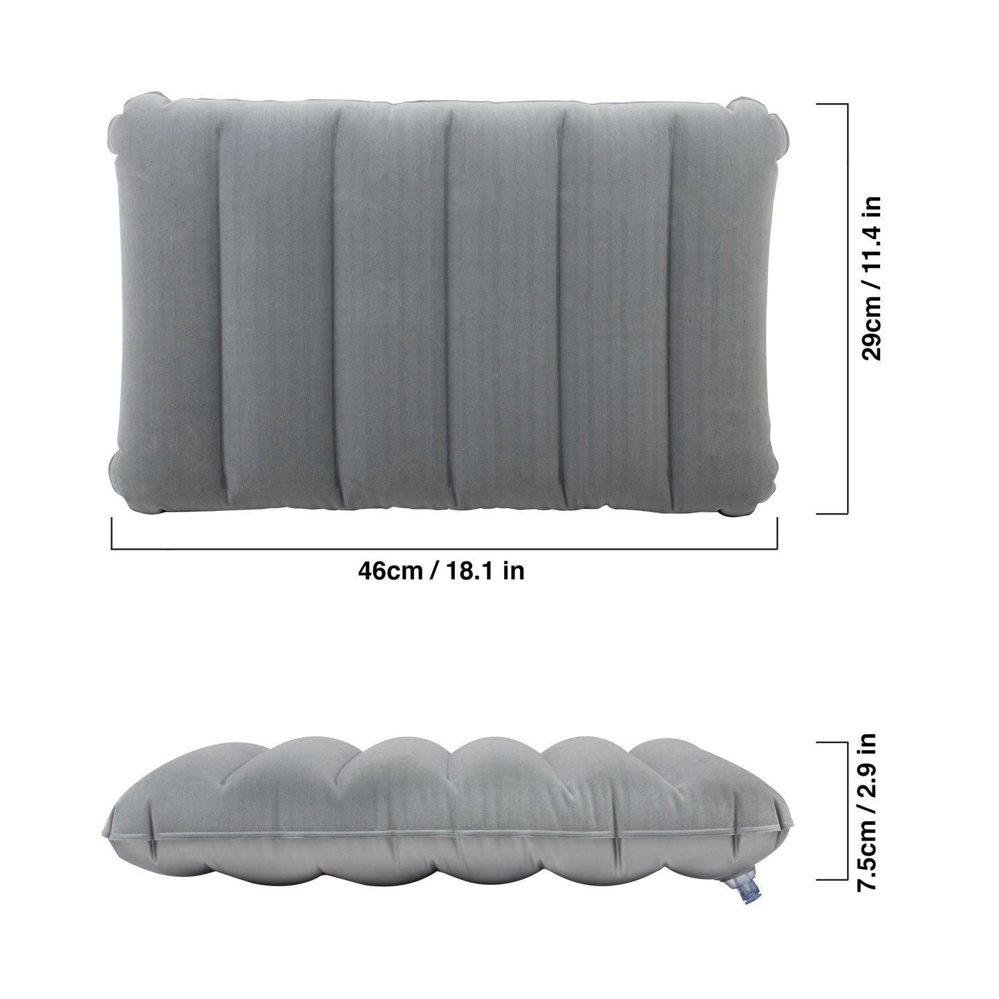 Wholesale Blow-Up Inflatable Pillow - Assorted Colors