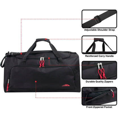 Wide-Pocket Duffle Bags 24 Inch NoveltiesMart Wholesale