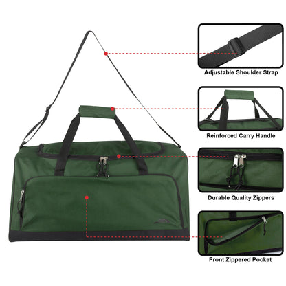 Wide-Pocket Duffle Bags 24 Inch NoveltiesMart Wholesale