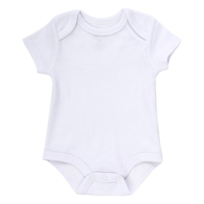 Baby Bodysuit 6-Pack - White Only, Unisex