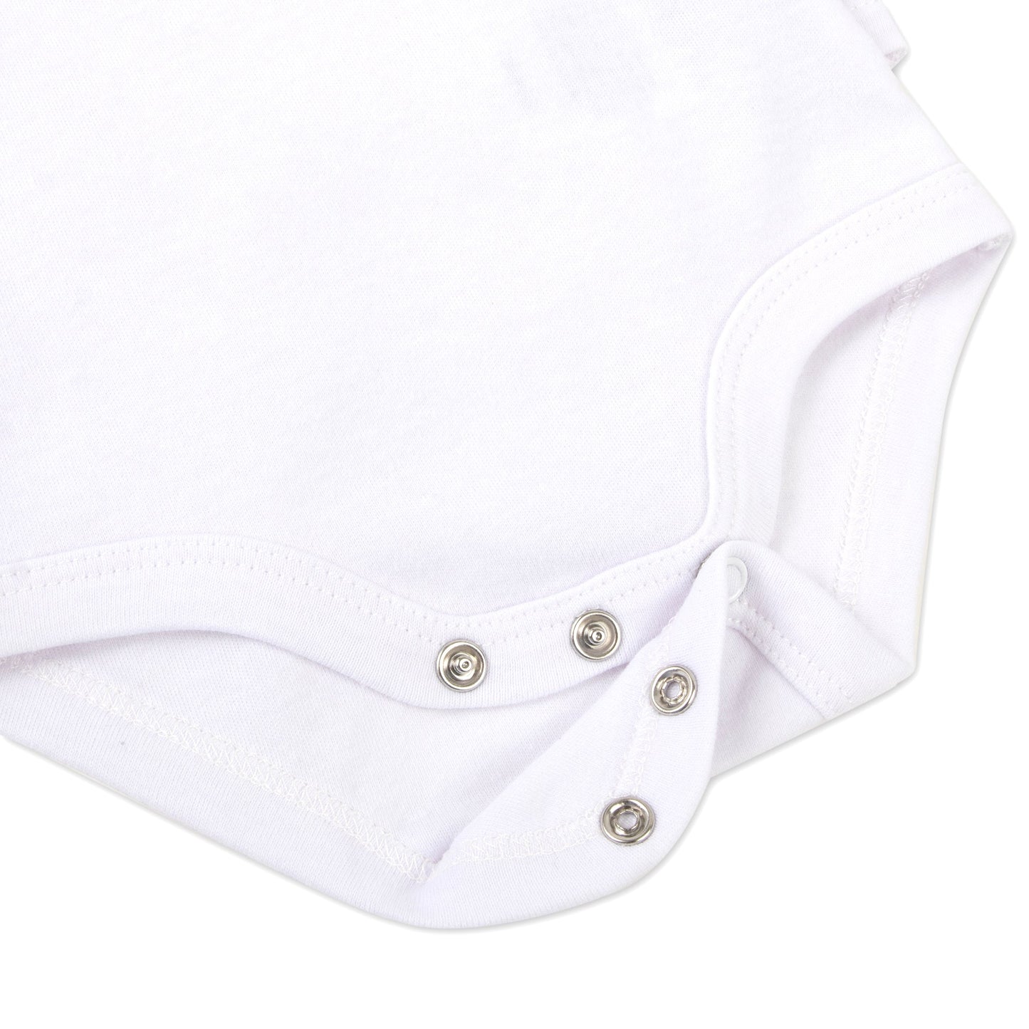 Baby Bodysuit 6-Pack - White Only, Unisex