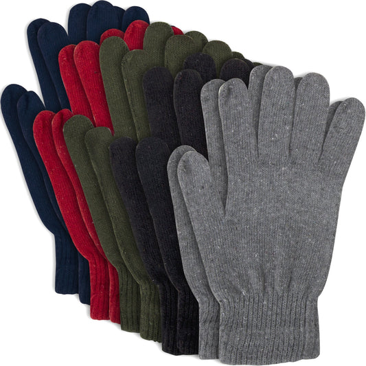 Adult Knit Gloves Assorted Wholesale