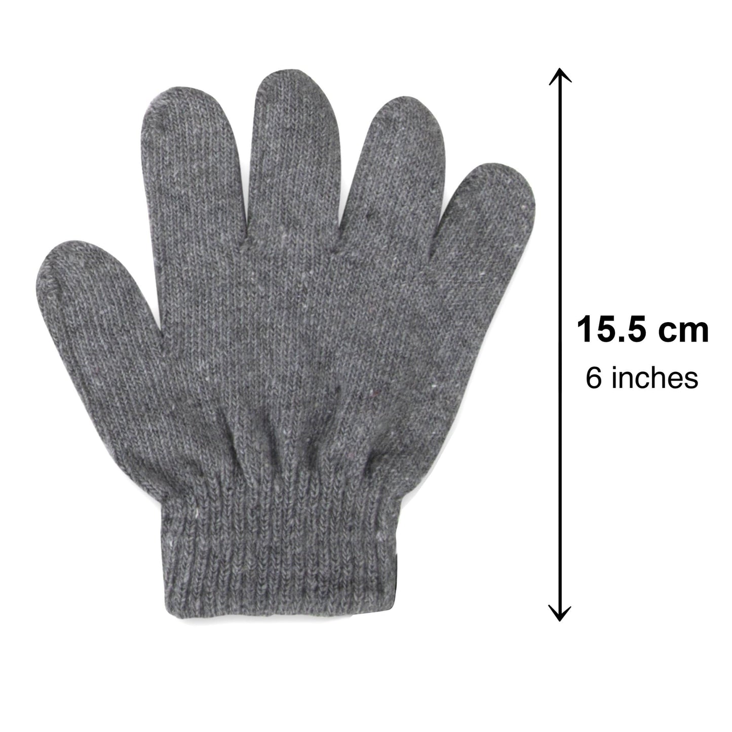 Children Knitted Gloves - 5 Assorted Colors