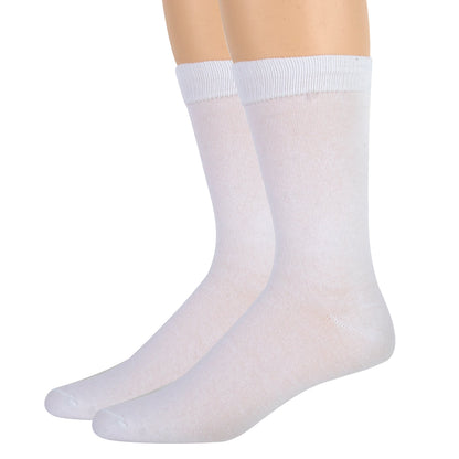 Women's Solid Crew Socks Wholesale