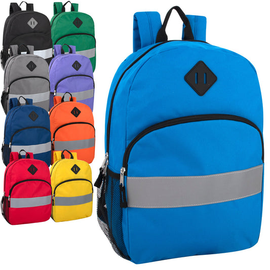 eflective Backpack with Side Pocket 17-Inch Wholesale