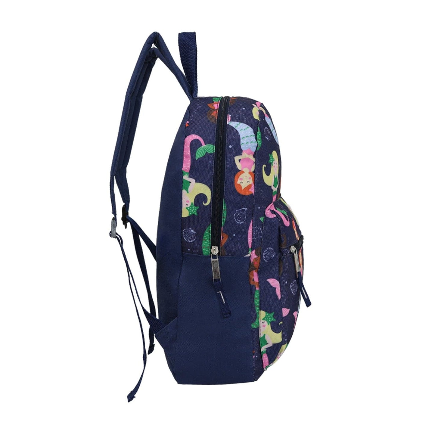 15" Kids Basic Wholesale Backpack in Assorted Prints - Bulk Case of 24