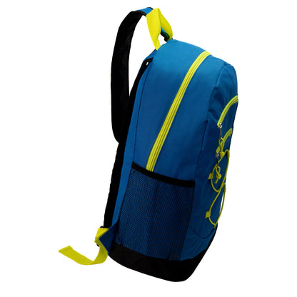 17" Wholesale Bungee Backpacks in 8 Assorted Colors - Bulk Case of 24 Bookbags