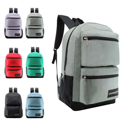 12 19" Premium 3 Zip Backpacks & Your Choice of 12 Bulk Winter Item Sets - Wholesale Care Package: Homeless, Emergency, Charity