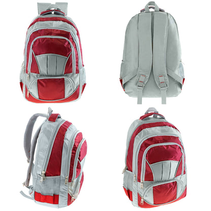 12 19" Premium 4 Pocket Backpacks & Your Choice of 12 Bulk Winter Item Sets - Wholesale Care Package: Homeless, Emergency, Charity