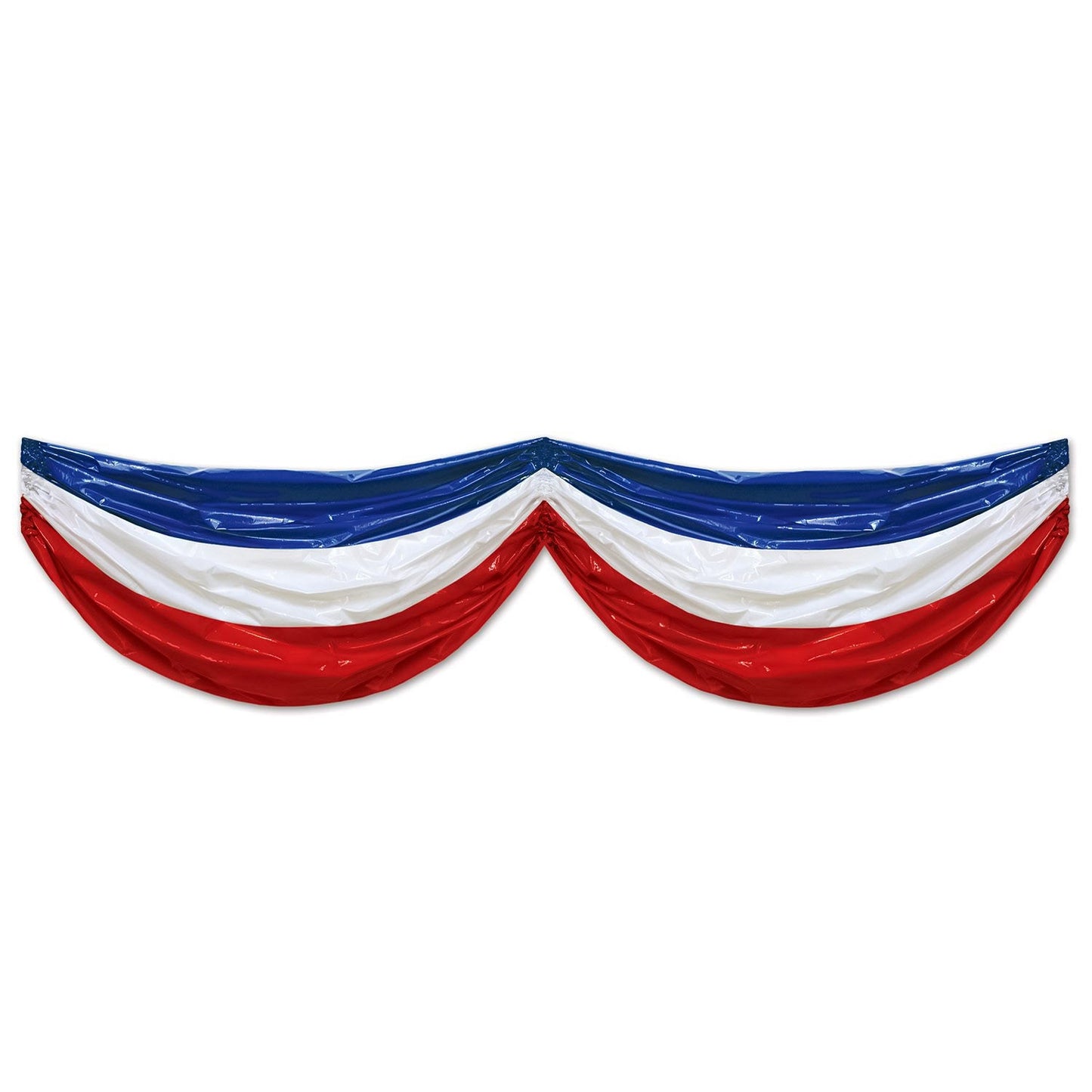 Patriotic Plastic Bunting 15'