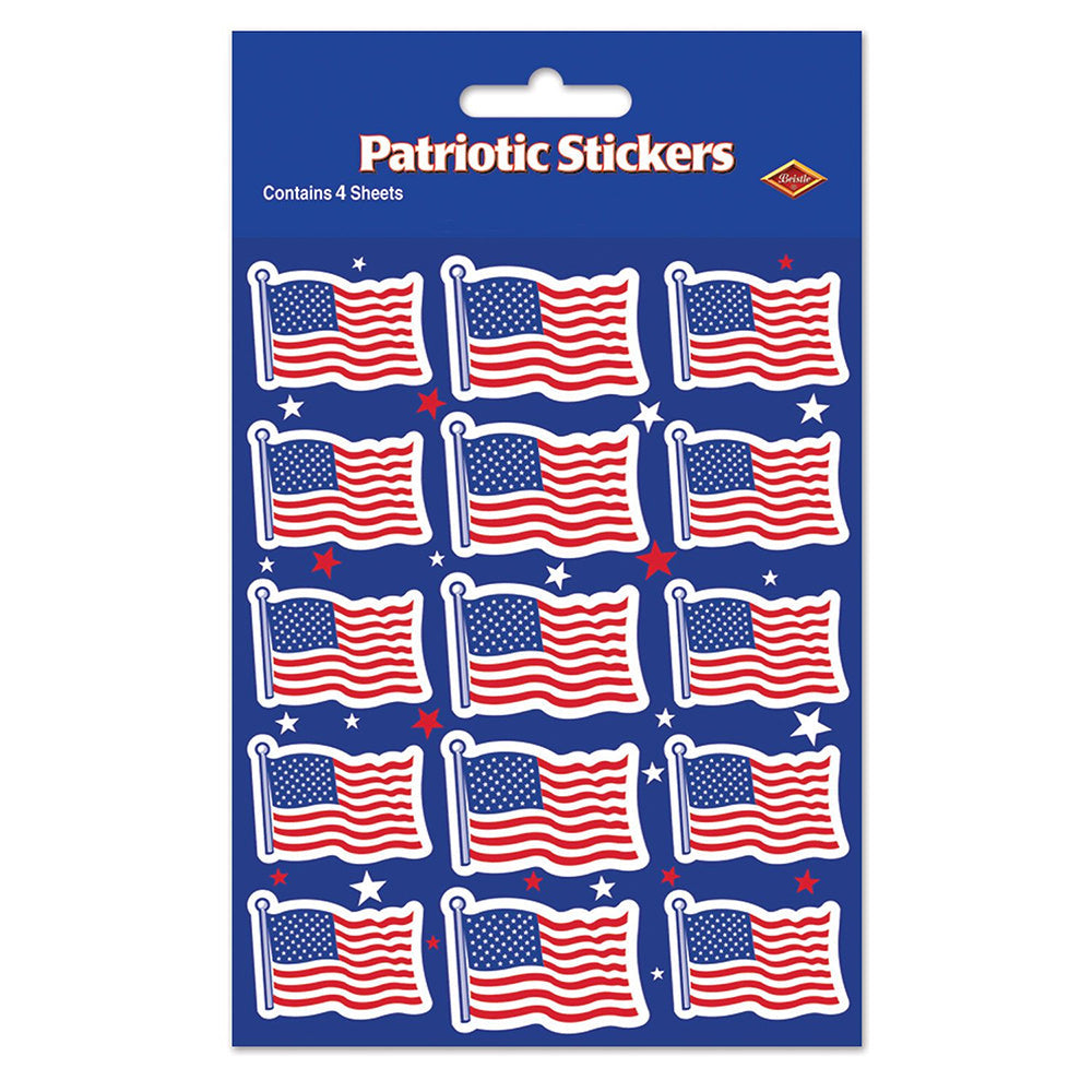 Patriotic US Flag Stickers