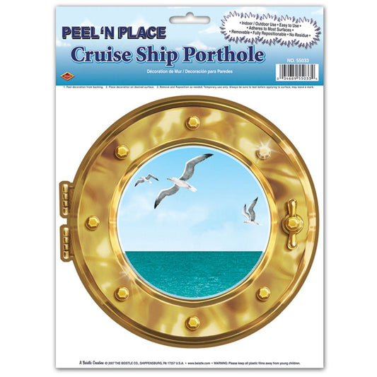 Ship's Porthole Peel 'N Place