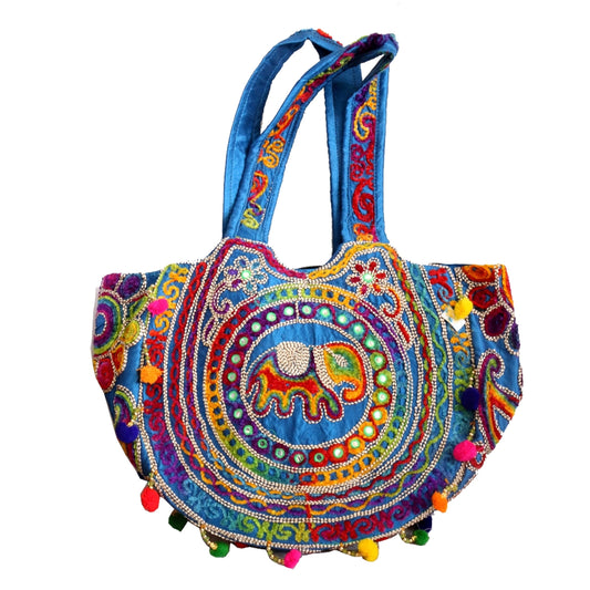 Boho Gypsy Bag - Semi-circular Handle