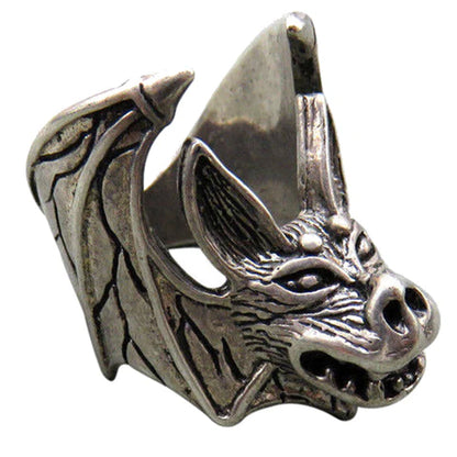 Creepy Bat Biker Ring - Wholesale