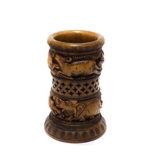 Wholesale Sculpted Wooden Flower Vase