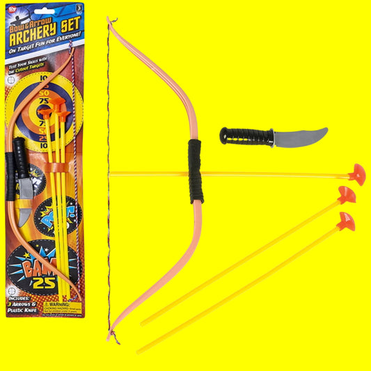 Bow and Arrow Set "15 Inches -(Pack Of 48 PCS)