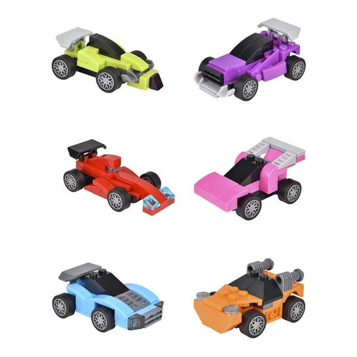 Building Block Pull Back Race Car – Interactive Toy