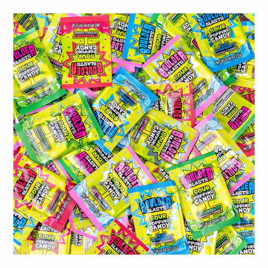 Sour Boulder Blast Popping Candy Bulk Bag 250 Count