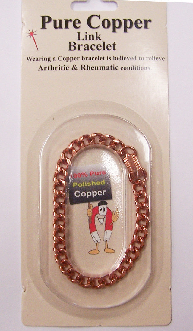 COPPER HEAVY WOMENS LINK BRACELET