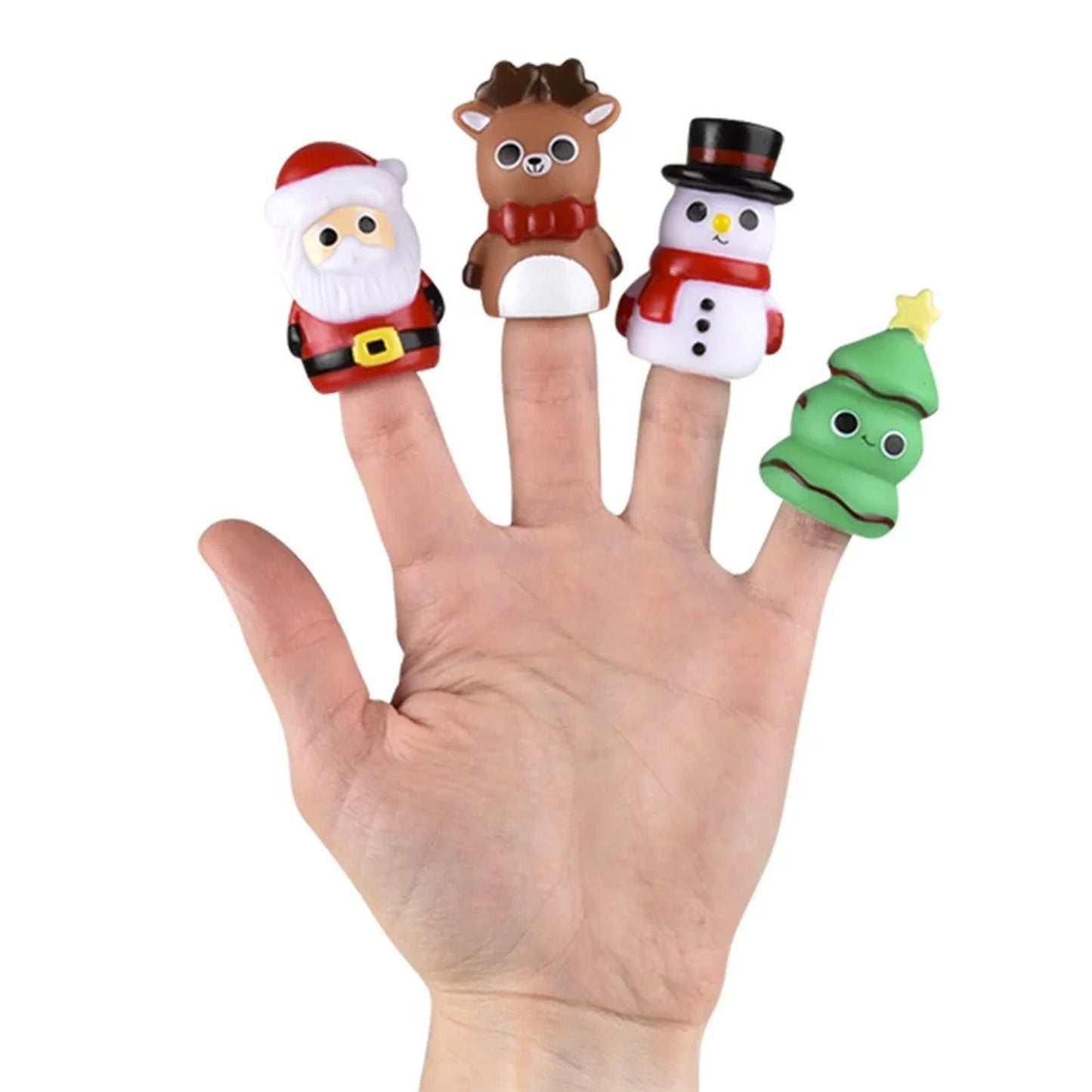 Christmas Finger Puppets for Kids – Wholesale  (Sold By 72 PCS)