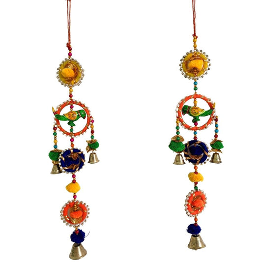 Parrot Door Hanging with Pompoms WholesaleBulkUSA