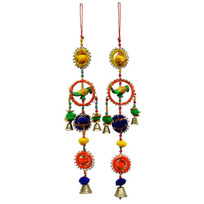 Parrot Door Hanging with Pompoms WholesaleBulkUSA