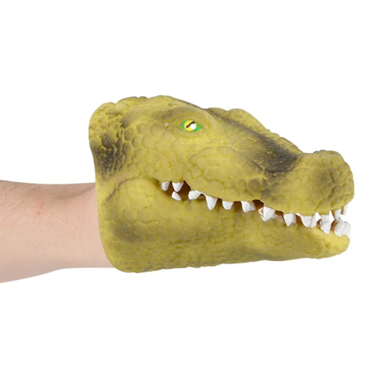 5-inch Crocodile Rubber Puppet – Realistic and Fun Toy