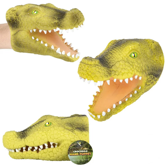 5-inch Crocodile Rubber Puppet – Realistic and Fun Toy