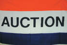 Auction 3' x 5' Flag – Bold Auction Announcement Flag