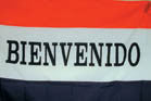 Bienvenidos (Spanish Welcome) 3' x 5' Flag – Vibrant Hospitality Banner