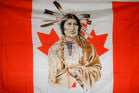 Canadian Indian Face 3' x 5' Flag – Bold Cultural Flag for Display