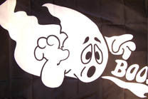 Halloween Boo Ghost 3' x 5' Flag - Spooky Halloween Flag for Home & Yard