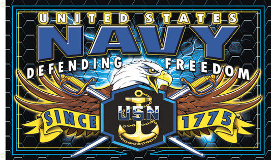 Navy Strike Force Deluxe Flag - 3 x 5 Feet