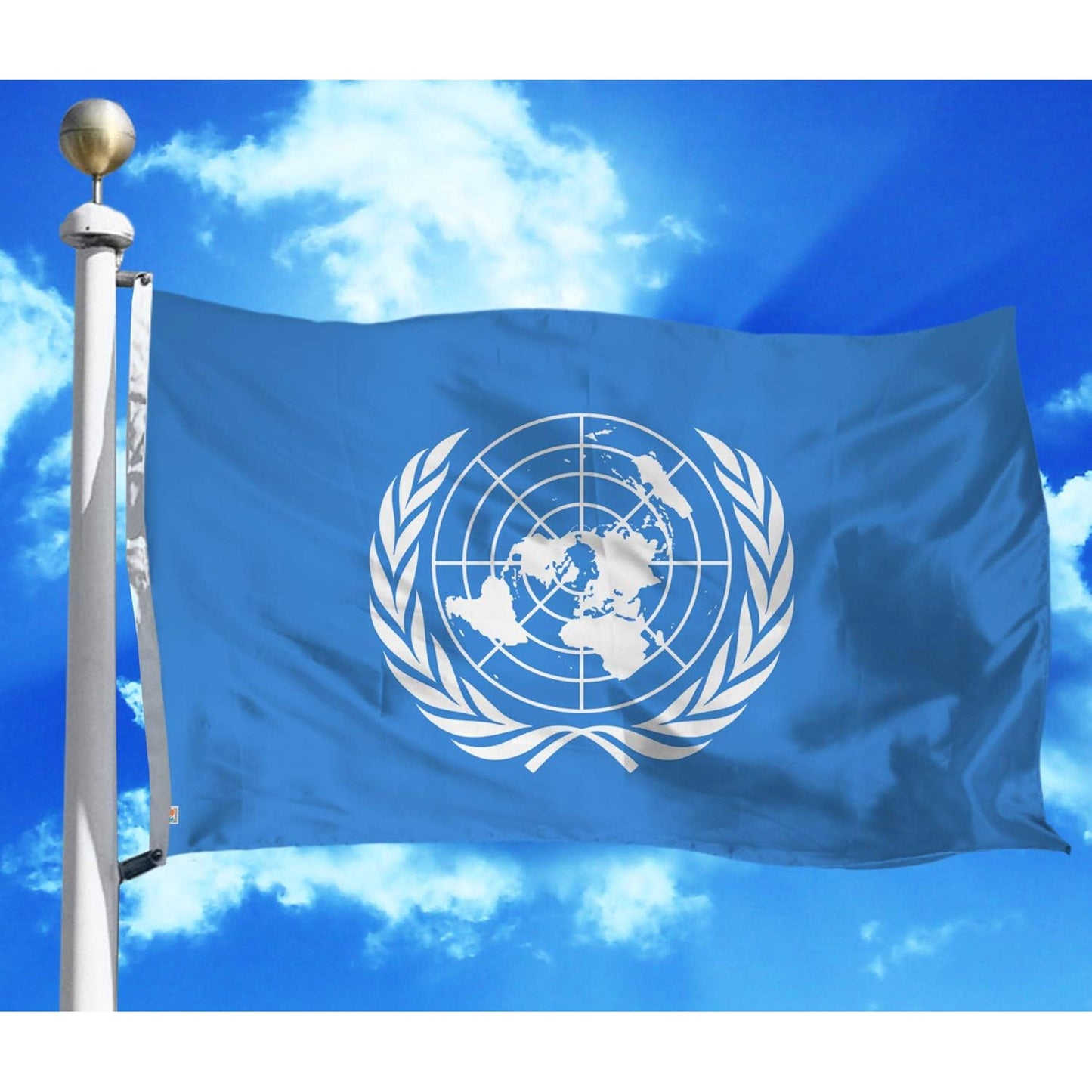 United Nations 3' x 5' Flag - Official International Flag