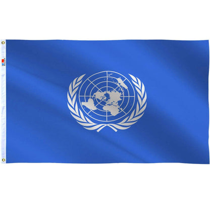 United Nations 3' x 5' Flag - Official International Flag