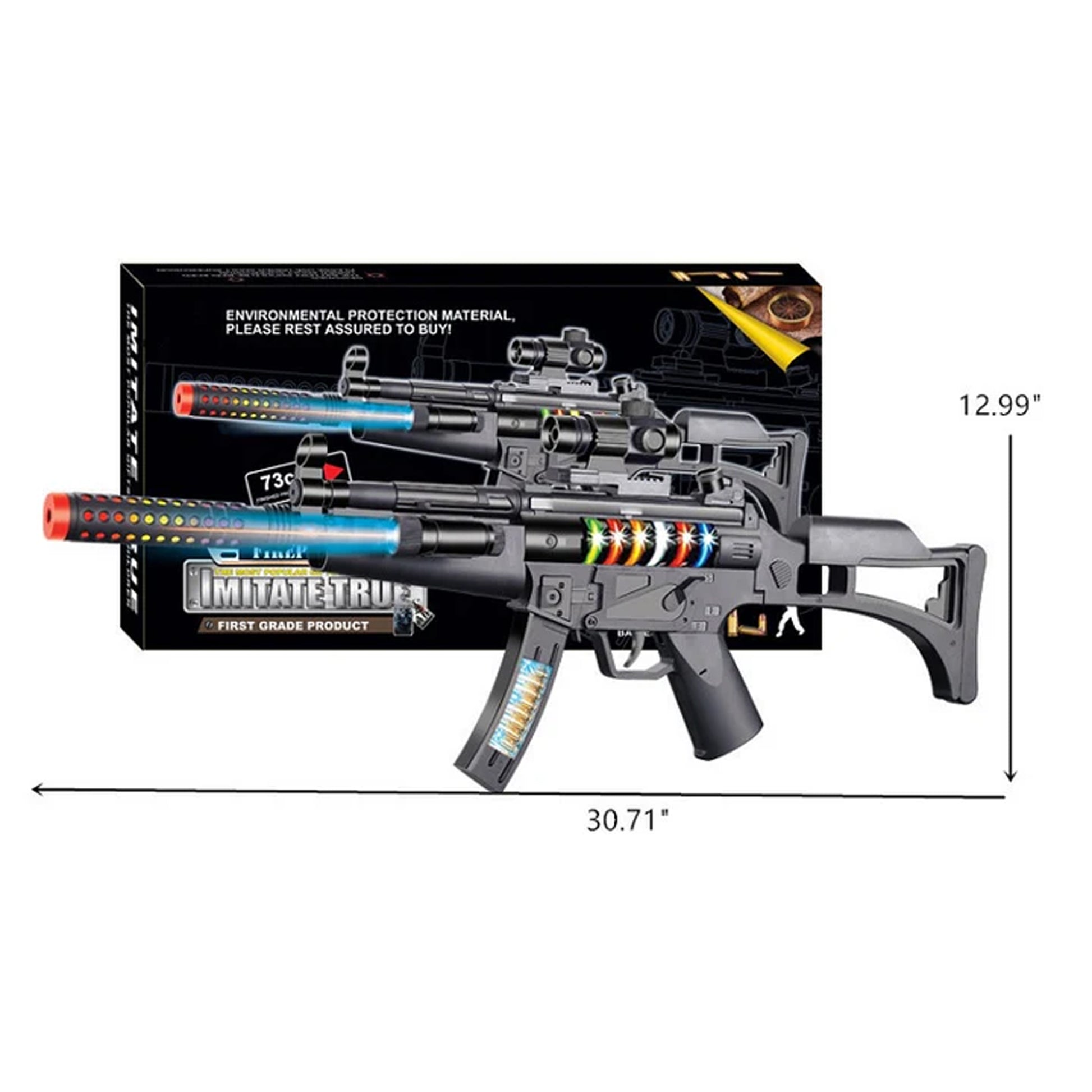 Light Up Flashing MP5 with Sound & Vibrating Action - Wholesale - NoveltiesMart.com Wholesale