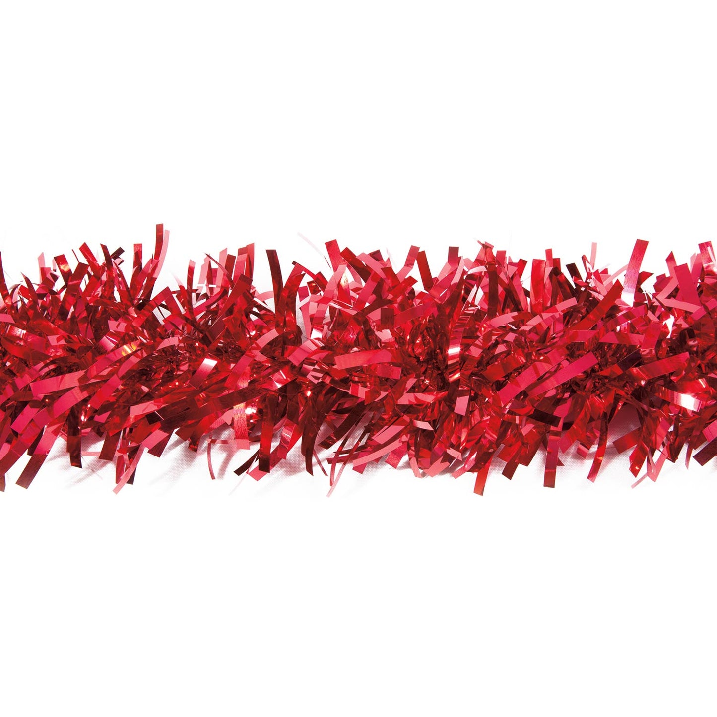 Float Twist - Metallic Fringed 3" x 25' Red