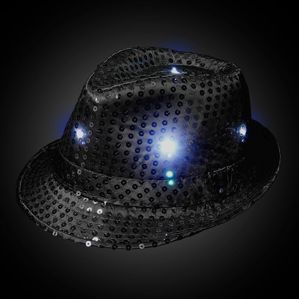 Light Up Fedora - Black