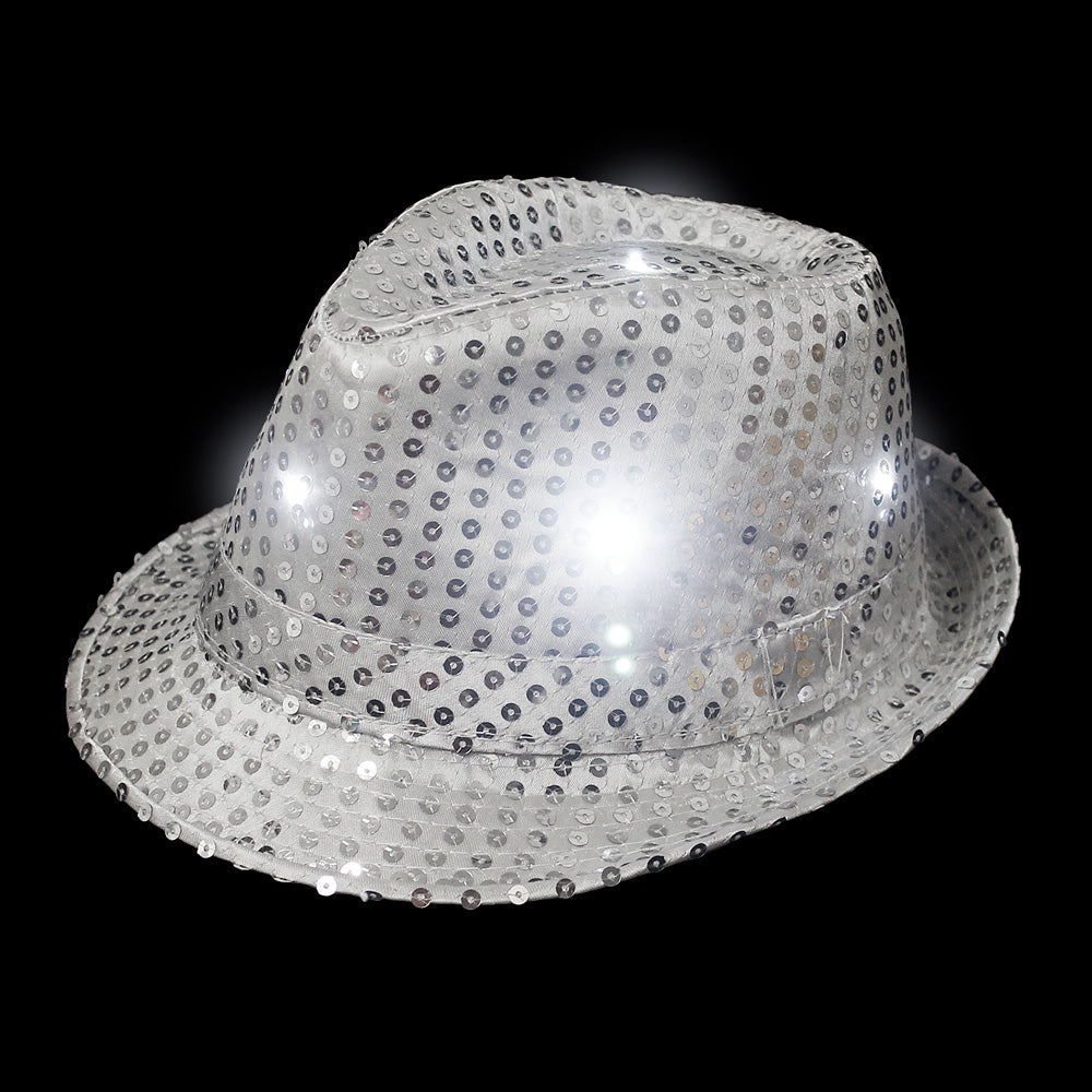 Light Up Fedora - Silver