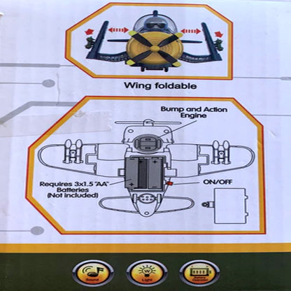 Pilot Aviator Jet with Lights and Sound for Kids - NoveltiesMart.com Wholesale